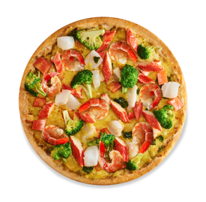 Pizza Hải Sản Pesto Xanh